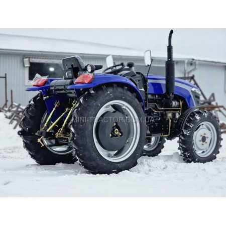 Мінітрактор TERRA FORCE 554HX, 50 к.с, повнопривідний, прижимна гідравліка, шини 11.20-28, компресор